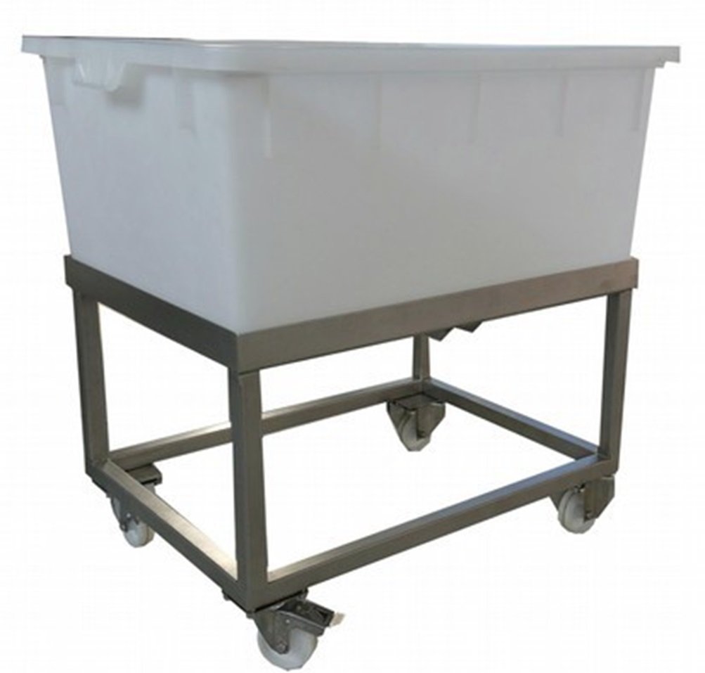 VASCA IN PVC SU CARRELLO